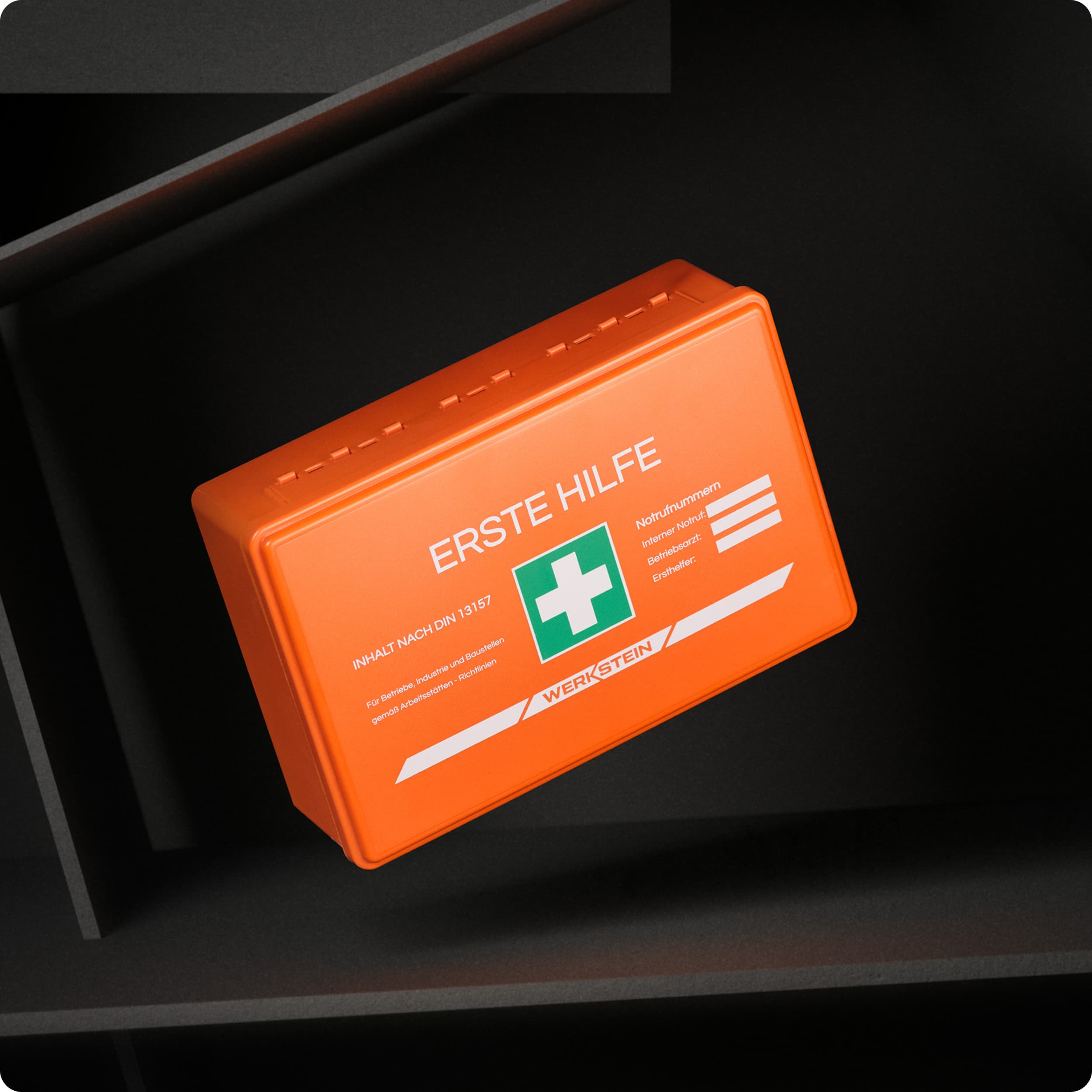 Kompakter Erste Hilfe Koffer DIN 13157