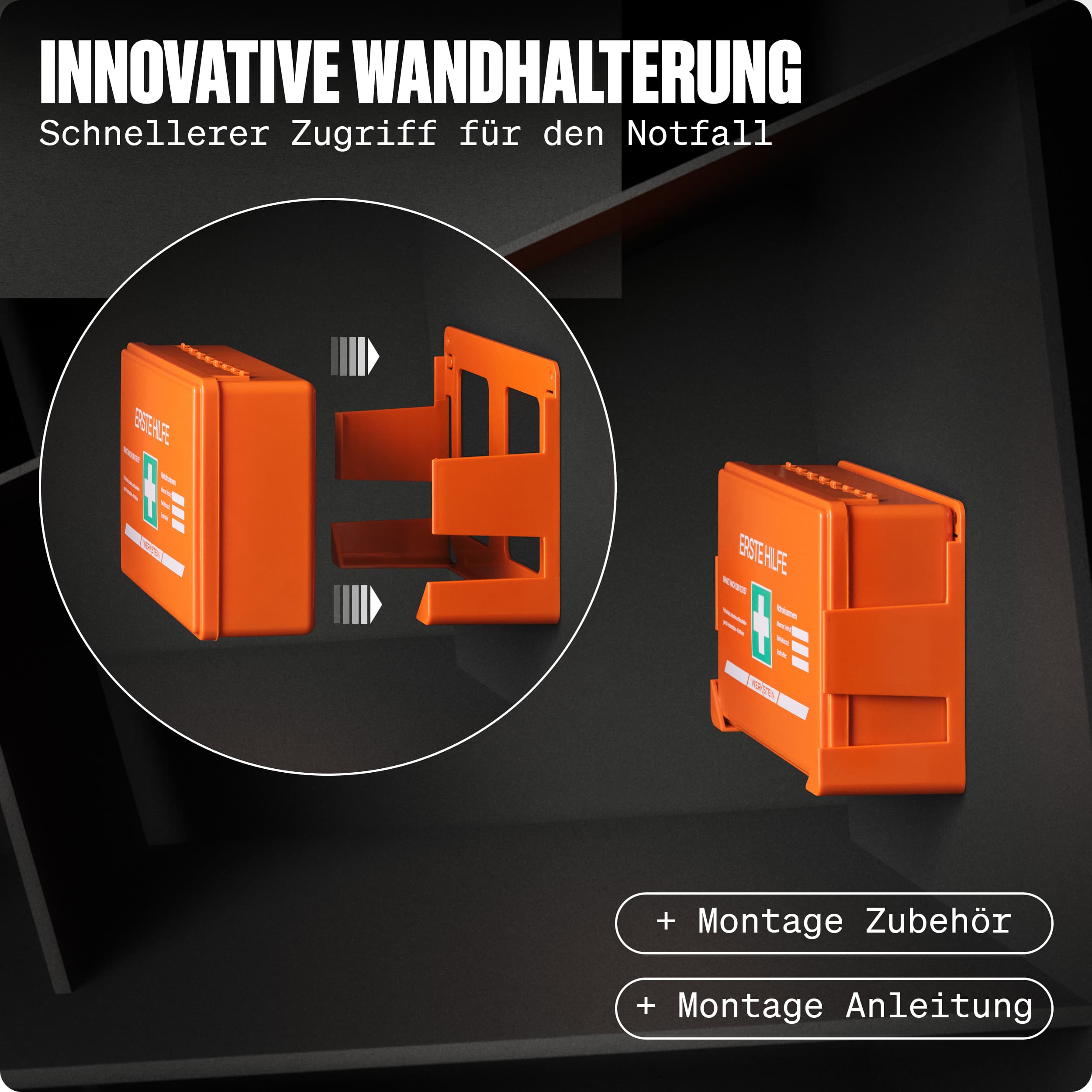 Kompakter Erste Hilfe Koffer DIN 13157