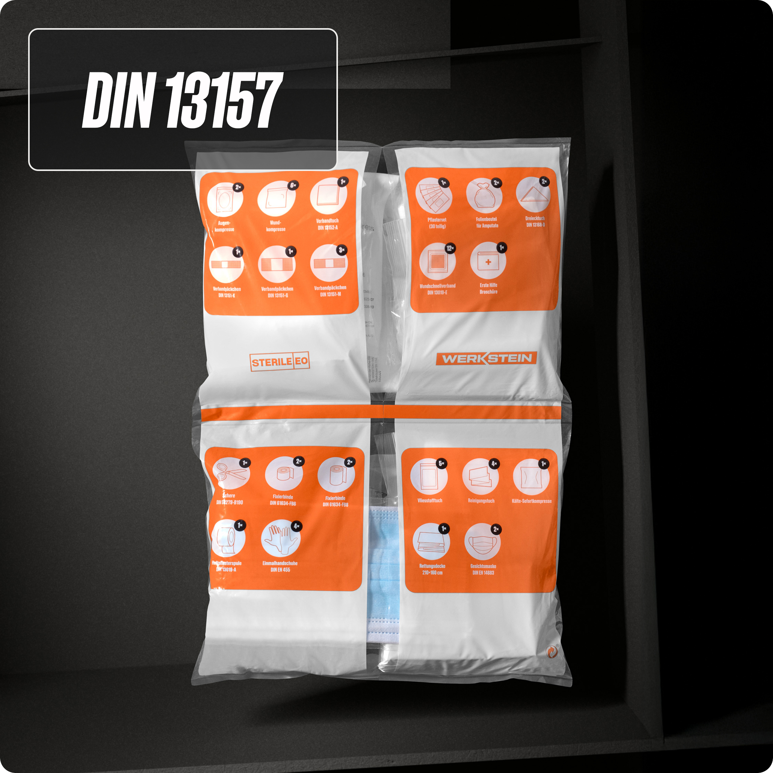 Erste Hilfe Nachfüllset DIN 13157