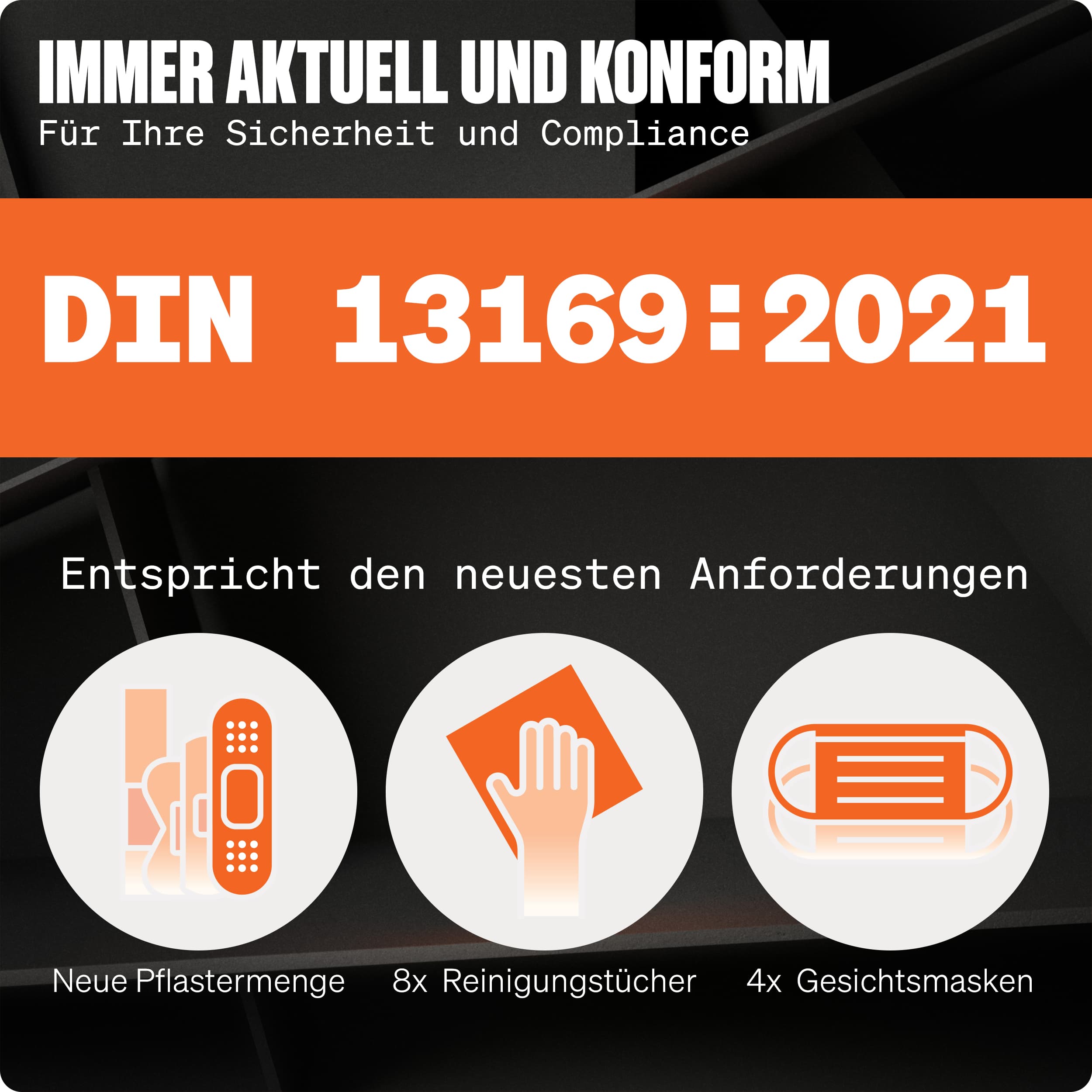 Erste Hilfe Nachfüllset DIN 13169